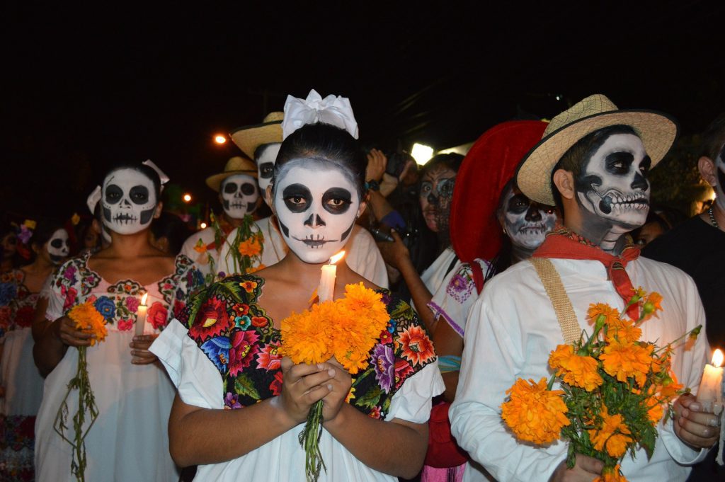 Day of the dead Catrinas in Cuernavaca Morelos