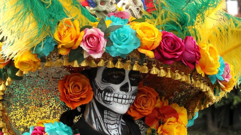 Day of the Dead Catrina in the Cuernavaca Parade