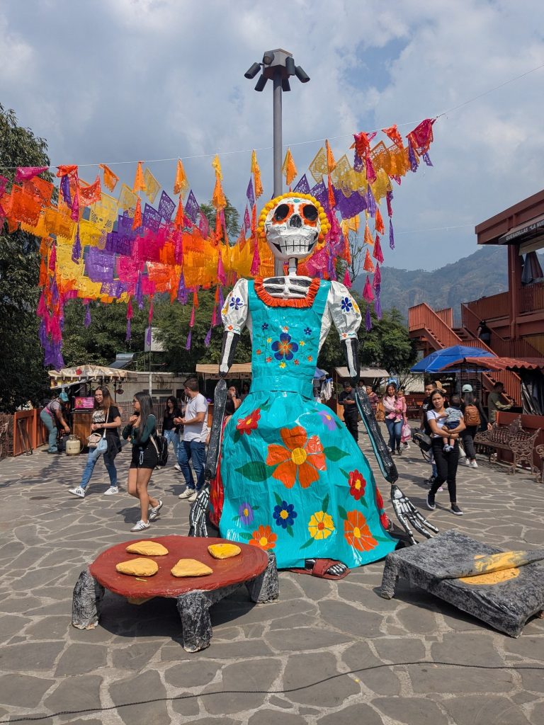 Day of the Dead Mojiganga in Tepoztlan Mexico