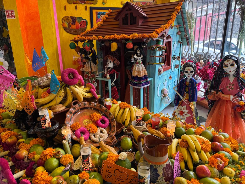 Day of the Dead altar in Cuernavaca Mexico