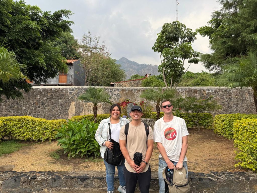 Tourists walking in Malinalco Mexico