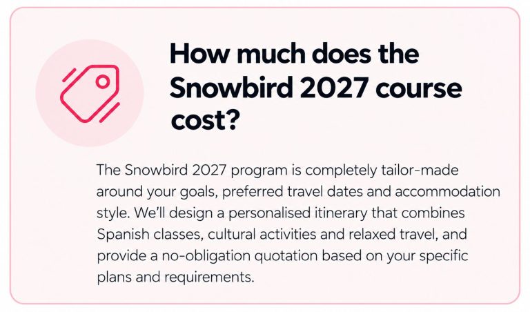 January course information about the price and how to request more information