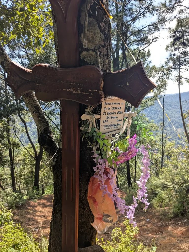 Shrine near Mexicapa, on the road to Chalma