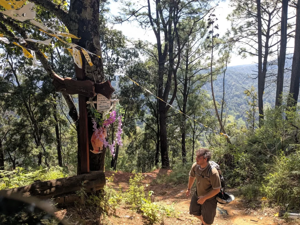 Shrine on the way to Chalma, near Mexicapa, Mexico