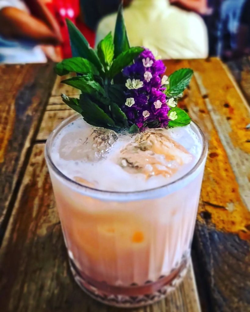 Mezcal cocktail at el Gallo Negro, Cuernavaca