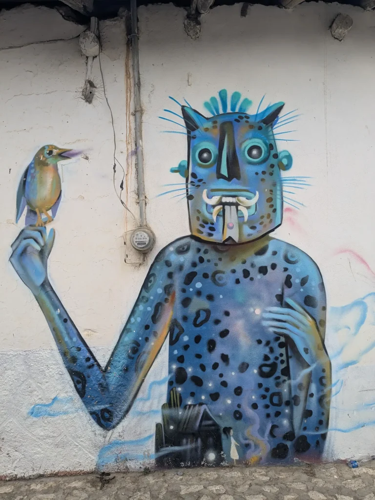Street art in Ixcateopan de Cuautemoc
