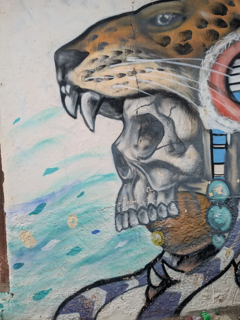 Street art in Ixcateopan de Cuautemoc