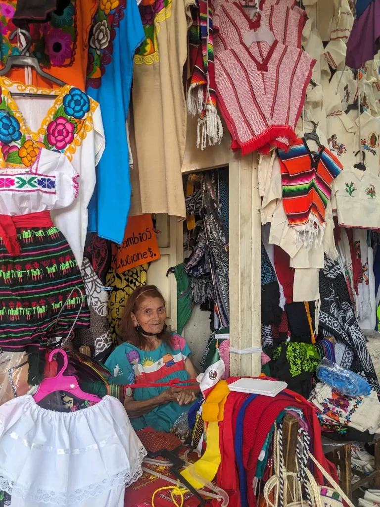 Market Seller in Cuernavaca Mexico